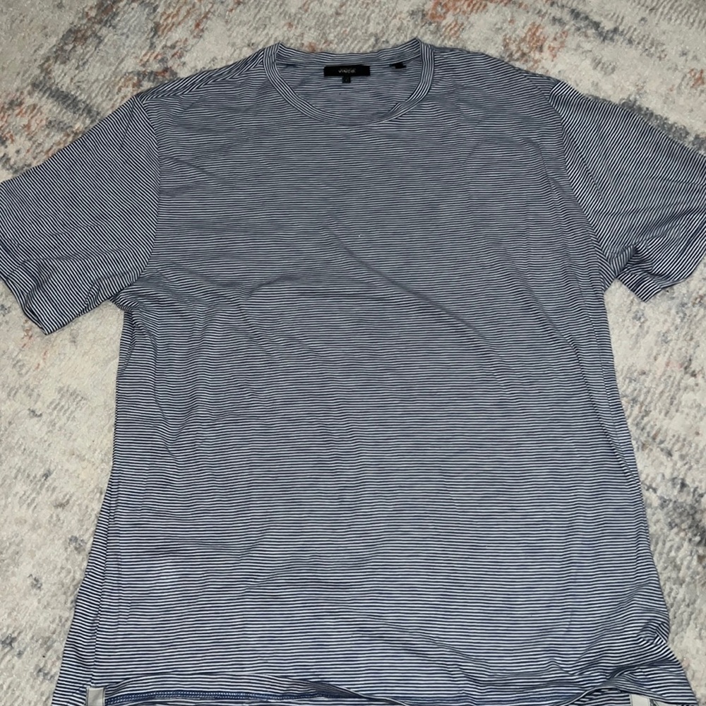 Vince striped Blue t-shirt (large)